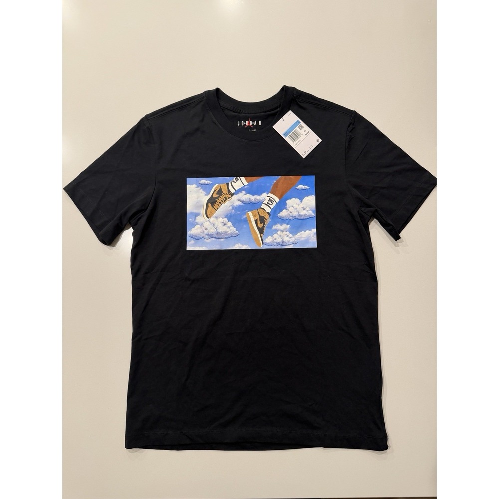 Jordan Flight Essentials Graphic Tee Black FZ1967 Mens M NWT